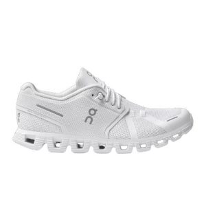 On Cloud 5 All White Shoes