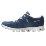 On Cloud 5 Denim White Shoes