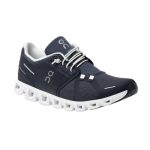 On Cloud 5 Midnight White Shoes