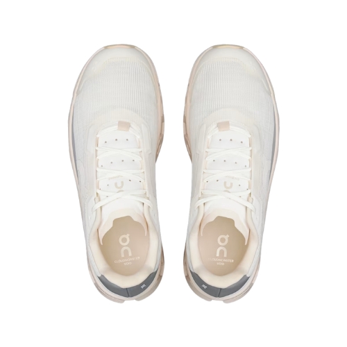 On Cloudmonster Ivory Seashell Shoes