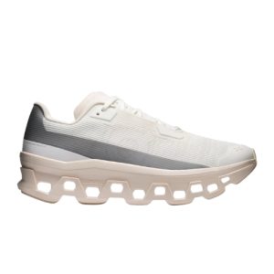 On Cloudmonster Ivory Seashell Shoes