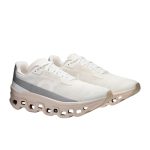 On Cloudmonster Ivory Seashell Shoes